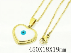 HY Wholesale Necklaces Stainless Steel 316L Jewelry Necklaces-HY24N0088MLQ