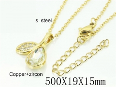 HY Wholesale Necklaces Stainless Steel 316L Jewelry Necklaces-HY54N0605ML