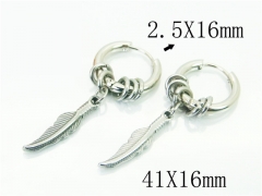 HY Wholesale Earrings 316L Stainless Steel Earrings-HY60E0757JL