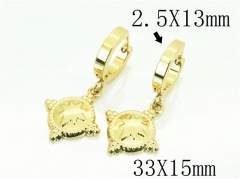 HY Wholesale Earrings 316L Stainless Steel Earrings-HY60E0754JE
