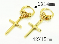 HY Wholesale Earrings 316L Stainless Steel Earrings-HY60E0735JOG