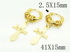 HY Wholesale Earrings 316L Stainless Steel Earrings-HY60E0727JLC