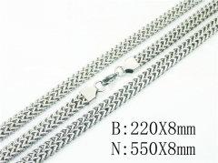 HY Wholesale Stainless Steel 316L Necklaces Bracelets Sets-HY61S0629ILL