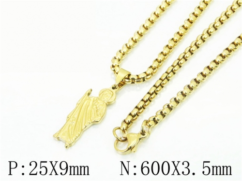 HY Wholesale Necklaces Stainless Steel 316L Jewelry Necklaces-HY61N1074OE