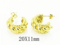 HY Wholesale Earrings 316L Stainless Steel Earrings-HY32E0283HDD
