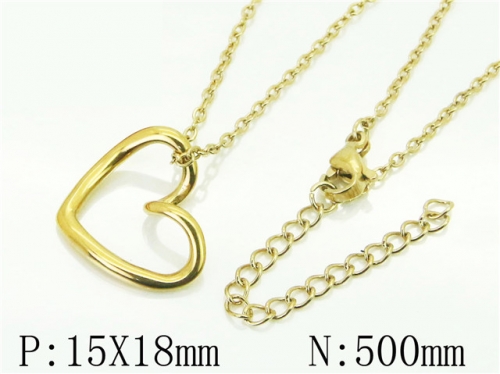 HY Wholesale Necklaces Stainless Steel 316L Jewelry Necklaces-HY12N0515KL