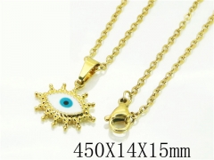 HY Wholesale Necklaces Stainless Steel 316L Jewelry Necklaces-HY24N0096MLE