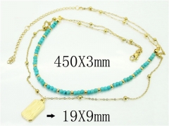 HY Wholesale Necklaces Stainless Steel 316L Jewelry Necklaces-HY92N0441HLW
