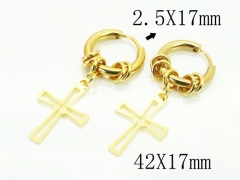 HY Wholesale Earrings 316L Stainless Steel Earrings-HY60E0723JLA