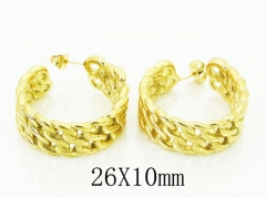 HY Wholesale Earrings 316L Stainless Steel Earrings-HY32E0285HHC