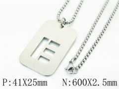 HY Wholesale Necklaces Stainless Steel 316L Jewelry Necklaces-HY41N0020PE