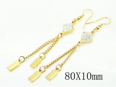 HY Wholesale Earrings 316L Stainless Steel Earrings-HY60E0852KLD