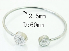 HY Wholesale Bangles Jewelry Stainless Steel 316L Fashion Bangle-HY58B0596NL