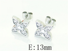 HY Wholesale Earrings 316L Stainless Steel Earrings-HY32E0263HSS