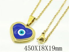 HY Wholesale Necklaces Stainless Steel 316L Jewelry Necklaces-HY24N0089MLW