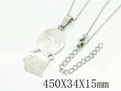HY Wholesale Necklaces Stainless Steel 316L Jewelry Necklaces-HY56N0103ND