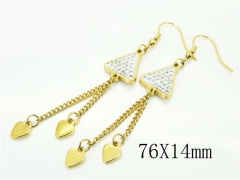 HY Wholesale Earrings 316L Stainless Steel Earrings-HY60E0833KLB
