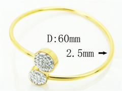 HY Wholesale Bangles Jewelry Stainless Steel 316L Fashion Bangle-HY58B0601OL