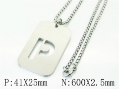 HY Wholesale Necklaces Stainless Steel 316L Jewelry Necklaces-HY41N0031PA