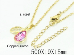 HY Wholesale Necklaces Stainless Steel 316L Jewelry Necklaces-HY54N0606MLR