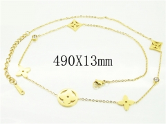 HY Wholesale Necklaces Stainless Steel 316L Jewelry Necklaces-HY24N0086HKE