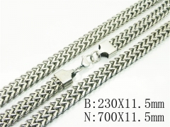 HY Wholesale Stainless Steel 316L Necklaces Bracelets Sets-HY61S0625JOL