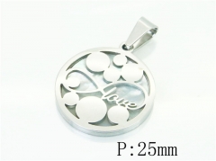 HY Wholesale 316L Stainless Steel Pendant-HY22P1049HIZ