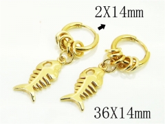 HY Wholesale Earrings 316L Stainless Steel Earrings-HY60E0741JOX