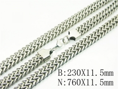 HY Wholesale Stainless Steel 316L Necklaces Bracelets Sets-HY61S0626JPL