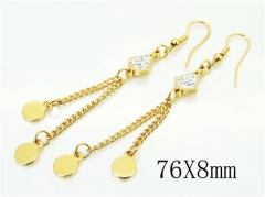 HY Wholesale Earrings 316L Stainless Steel Earrings-HY60E0811KLB