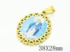 HY Wholesale Pendant Jewelry 316L Stainless Steel Pendant-HY12P1520MLA