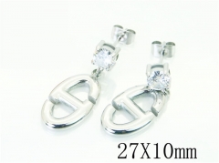 HY Wholesale Earrings 316L Stainless Steel Earrings-HY32E0249HHC
