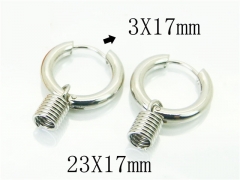 HY Wholesale Earrings 316L Stainless Steel Earrings-HY60E0760IL