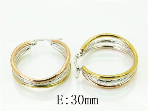 HY Wholesale Earrings 316L Stainless Steel Earrings-HY58E1803NV