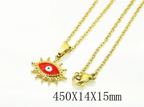 HY Wholesale Necklaces Stainless Steel 316L Jewelry Necklaces-HY24N0099MLF