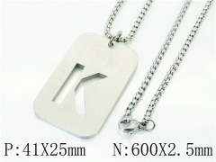 HY Wholesale Necklaces Stainless Steel 316L Jewelry Necklaces-HY41N0026PV