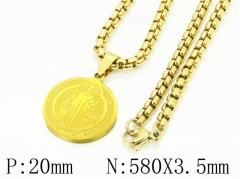 HY Wholesale Necklaces Stainless Steel 316L Jewelry Necklaces-HY61N1087PQ