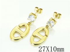 HY Wholesale Earrings 316L Stainless Steel Earrings-HY32E0250HHW