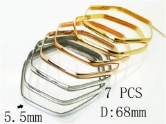 HY Wholesale Bangles Jewelry Stainless Steel 316L Fashion Bangle-HY58B0588HJW