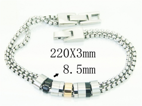 HY Wholesale Bracelets 316L Stainless Steel Jewelry Bracelets-HY41B1010HMD