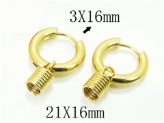 HY Wholesale Earrings 316L Stainless Steel Earrings-HY60E0762IOD