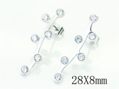 HY Wholesale Earrings 316L Stainless Steel Earrings-HY32E0266HHE