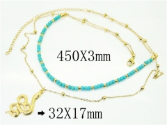 HY Wholesale Necklaces Stainless Steel 316L Jewelry Necklaces-HY92N0433HLQ
