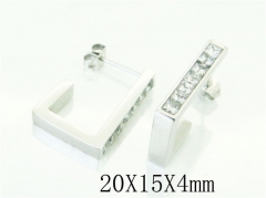 HY Wholesale Earrings 316L Stainless Steel Earrings-HY32E0264HHQ