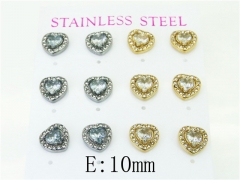 HY Wholesale Earrings 316L Stainless Steel Earrings-HY59E1090IPL