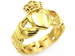 HY Wholesale Rings Jewelry 316L Stainless Steel Popular Rings-HY0019RA002
