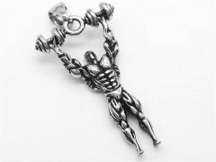 HY Wholesale Jewelry Pendant Stainless Steel Pendant (not includ chain)-HY0072P496