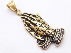 HY Wholesale Jewelry Pendant Stainless Steel Pendant (not includ chain)-HY0072P542