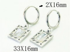 HY Wholesale Earrings 316L Stainless Steel Earrings-HY80E0611MZ