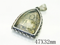 HY Wholesale Pendant 316L Stainless Steel Jewelry Pendant-HY22P1059HPX
